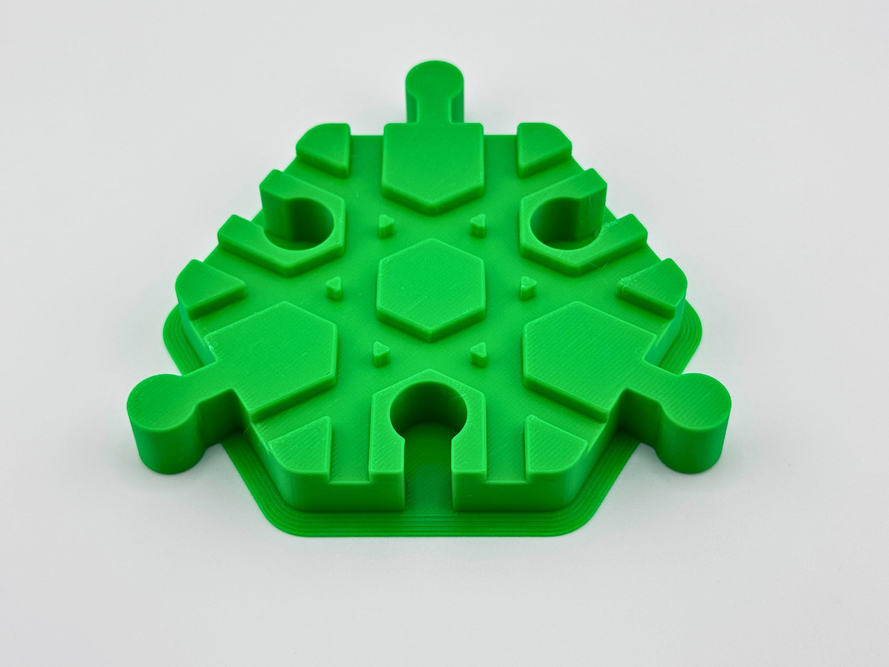 6-Way Wooden Train Track Crossing: Compatible with Duplo & BRIO/HAPE/IKEA