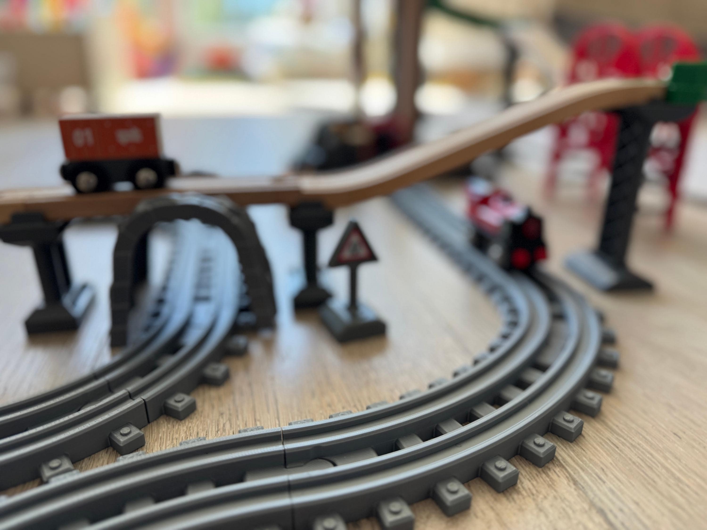 Realistic Railway Track Set