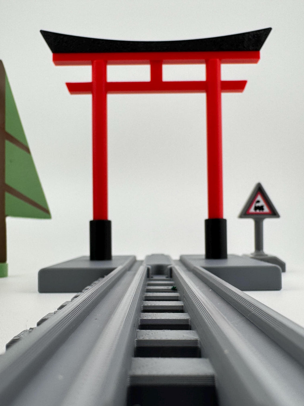 Japanese Torii Gate for wooden train - Compatible with BRIO, IKEA, HAPE