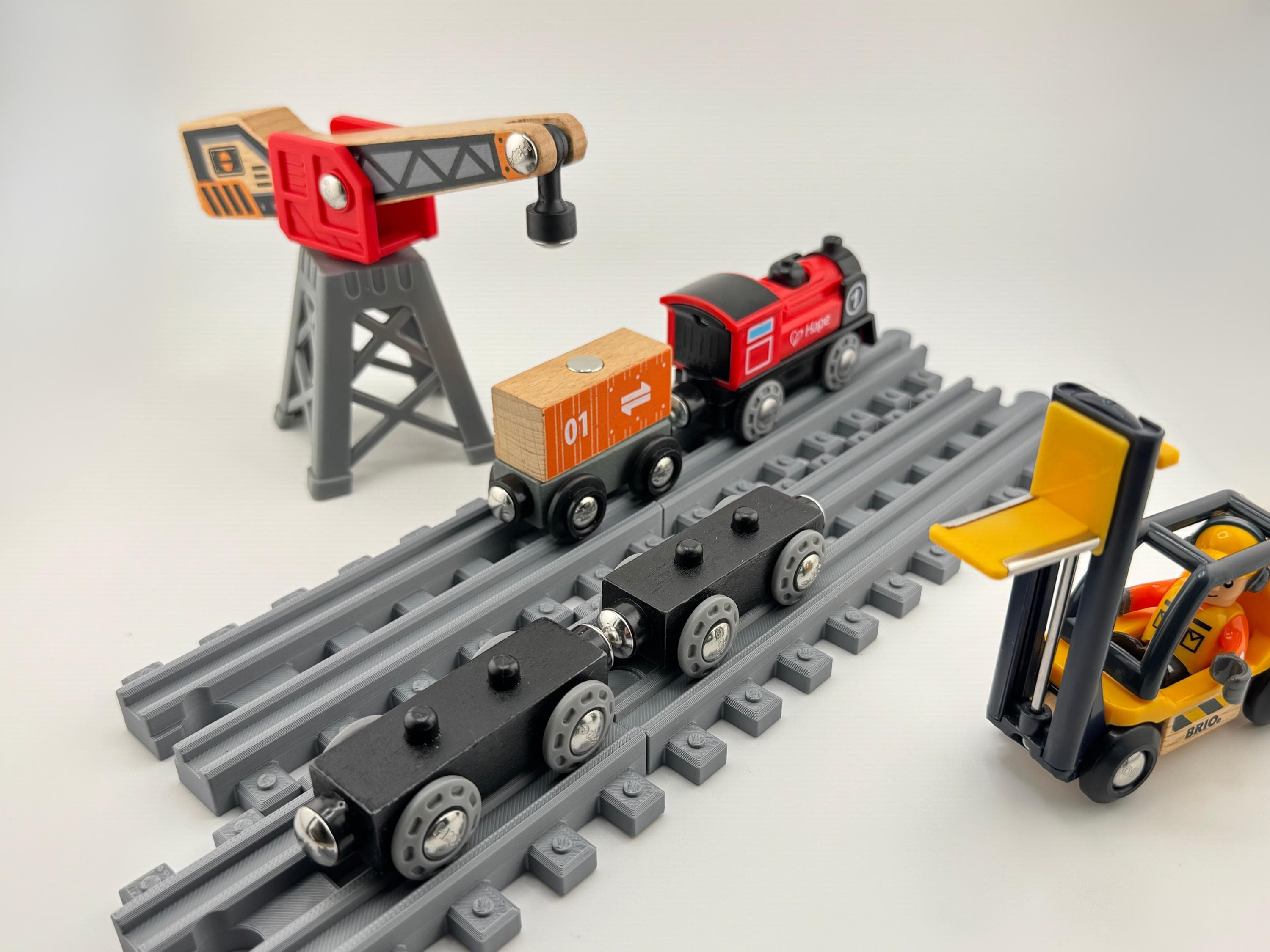 Realistic Railway Track Set