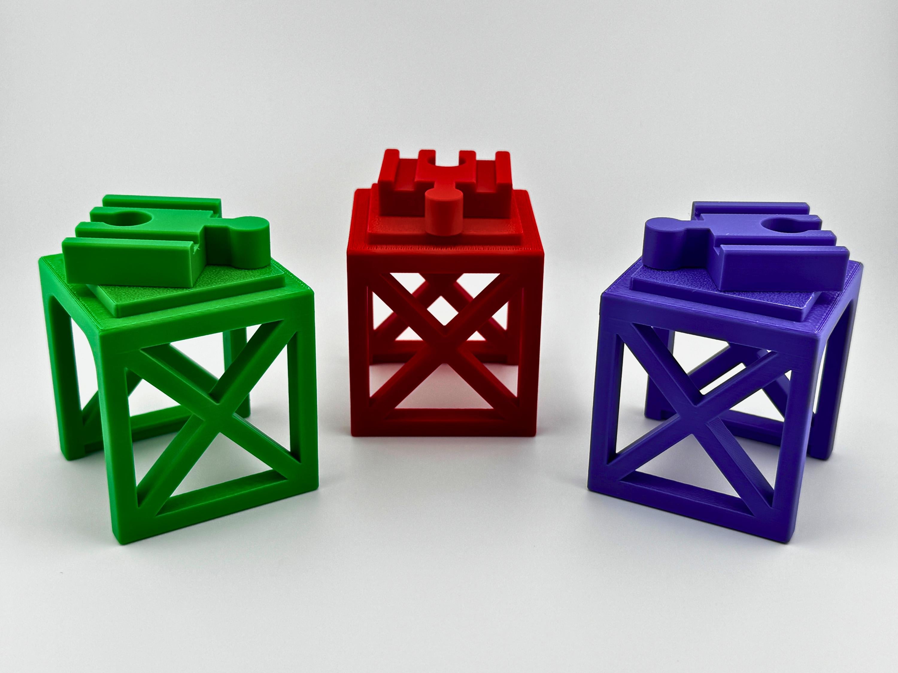 Stackable Bridges with Rotating Track for Wooden Train Tracks