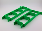 Spiral Pillars for Wooden Train | 8 Numbered Pillars With Organizer