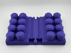 Large 2 x 4 Two-sided Mega Bloks Build Plate with Wooden Train Track
