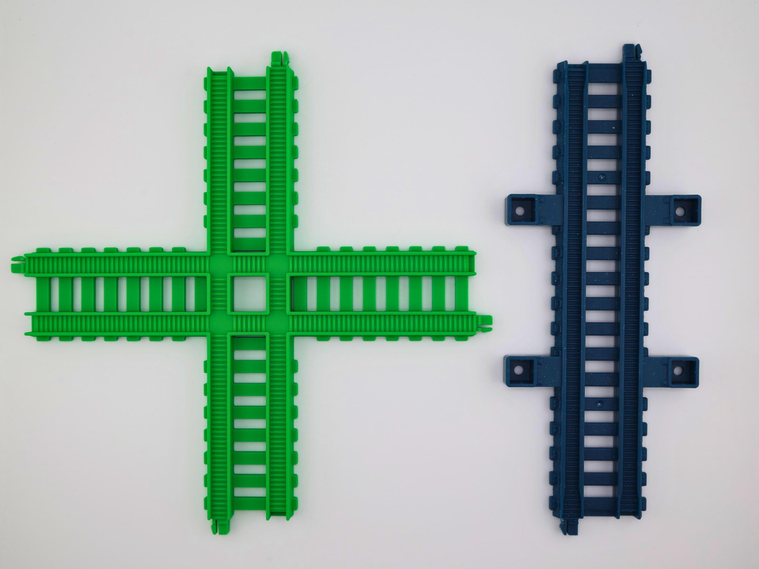 Long 4-way Crossing for Thomas & Friends Tracks - Trackmaster 2014 and newer