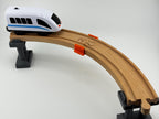 Supportless Wooden Train Track Bridge Spans - Pack of 8