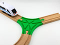 3-way Crossing for Wooden Trains - 120 Degree Connector