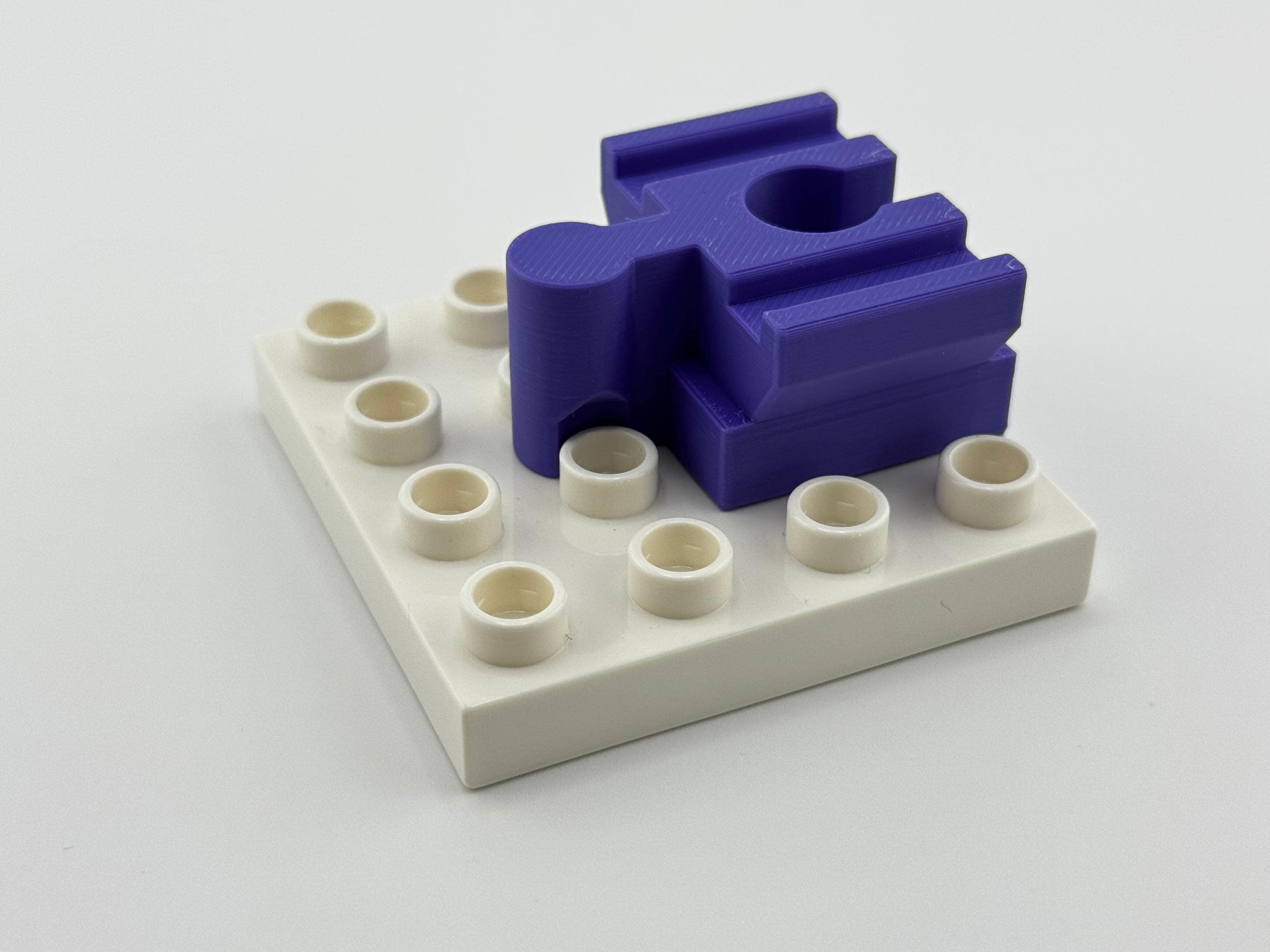 Lego Duplo to Wooden Train Track Adapters - Pack of 8