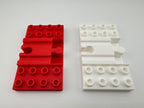 Small 2 x 4 Two-sided Duplo Build Plate with Wooden Train Track