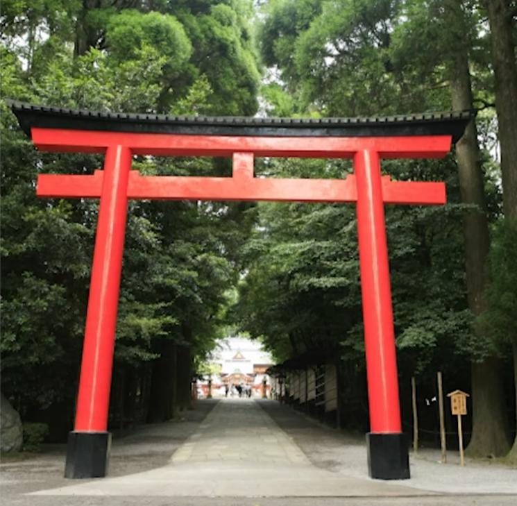 Japanese Torii Gate for wooden train - Compatible with BRIO, IKEA, HAPE