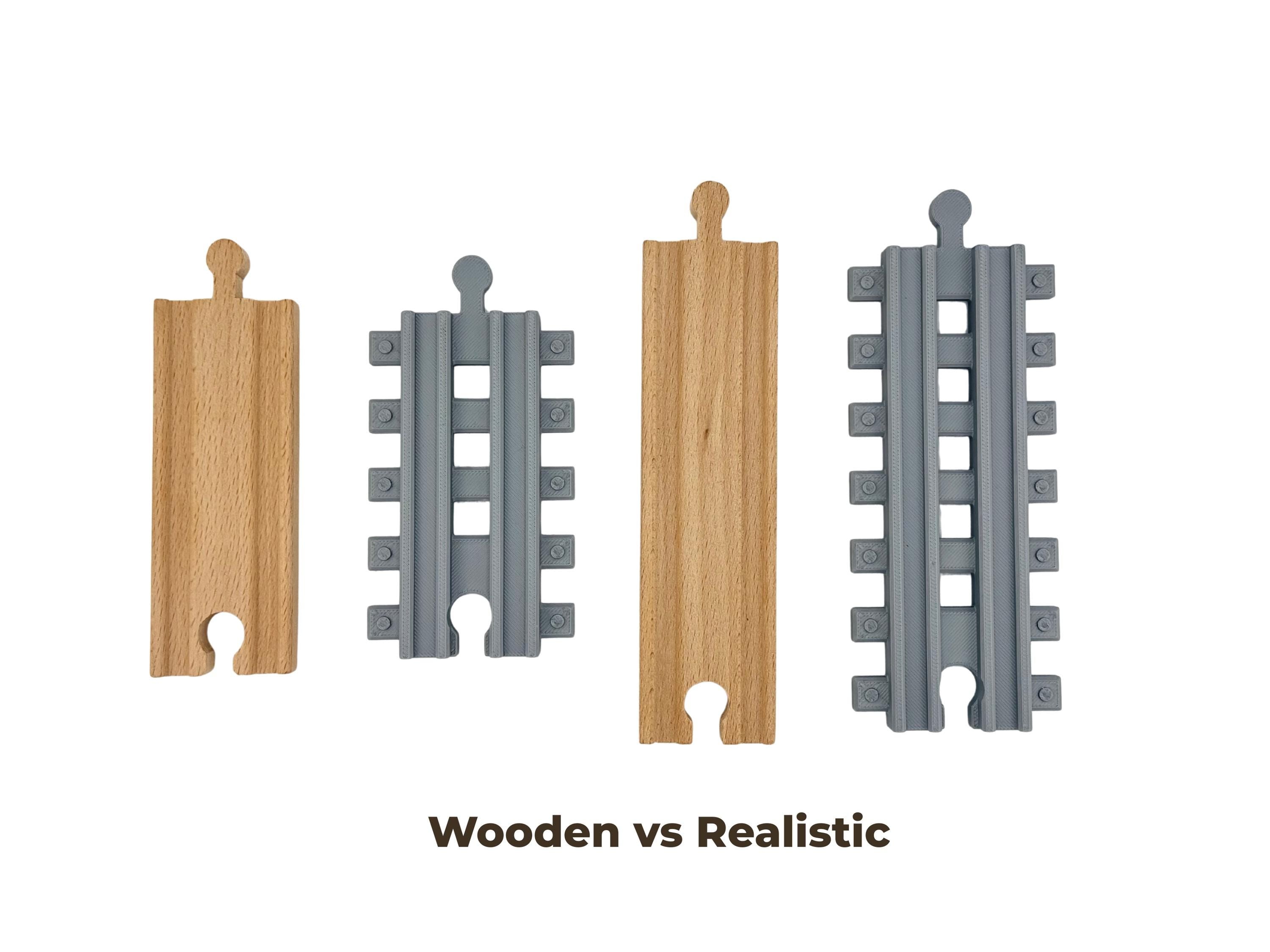 Realistic Railway Track Set
