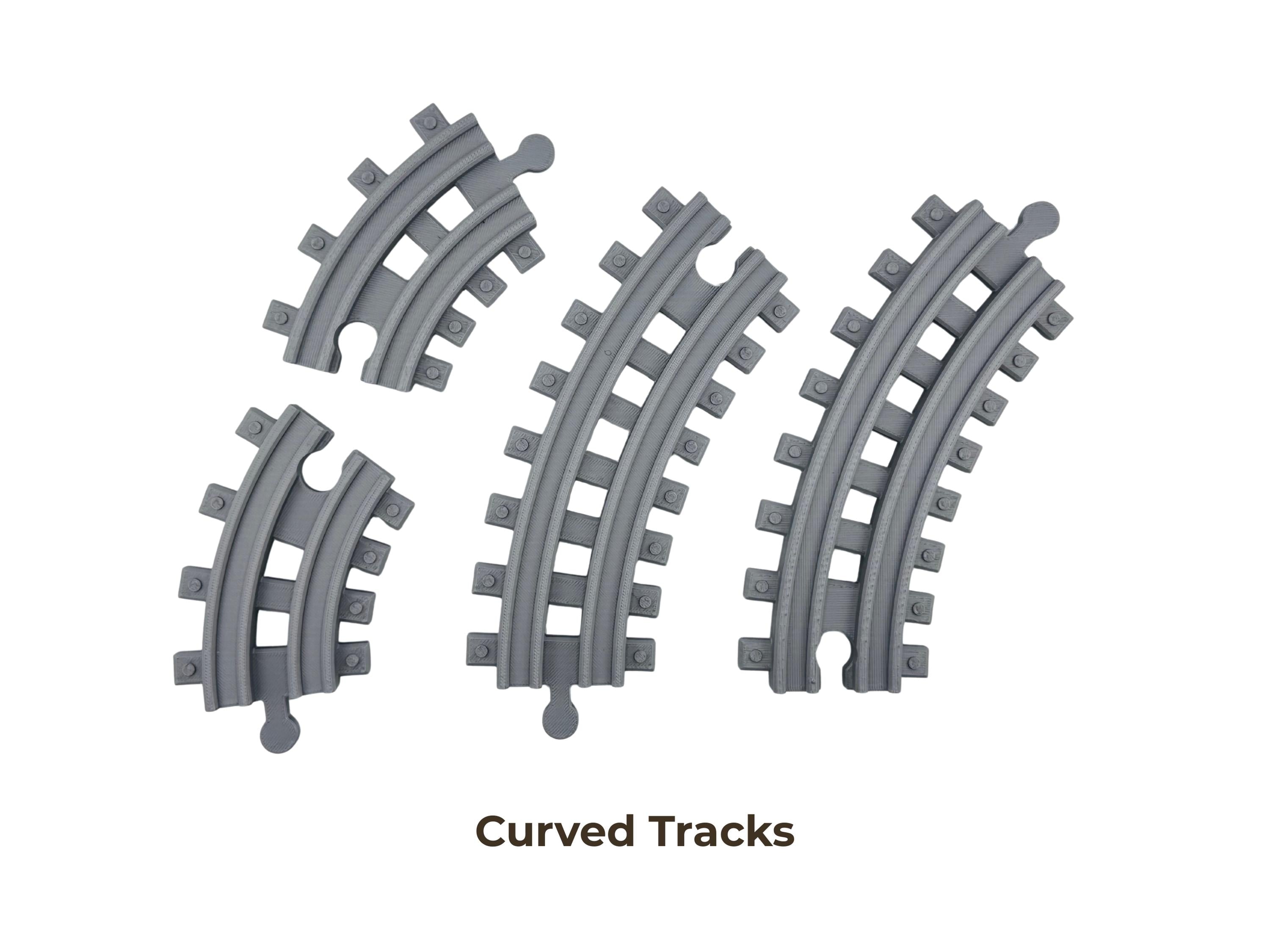 Realistic Railway Track Set