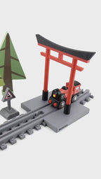 Japanese Torii Gate for Wooden Train