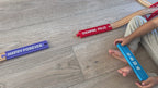 Custom Wooden Train Track - Up to 8 Characters