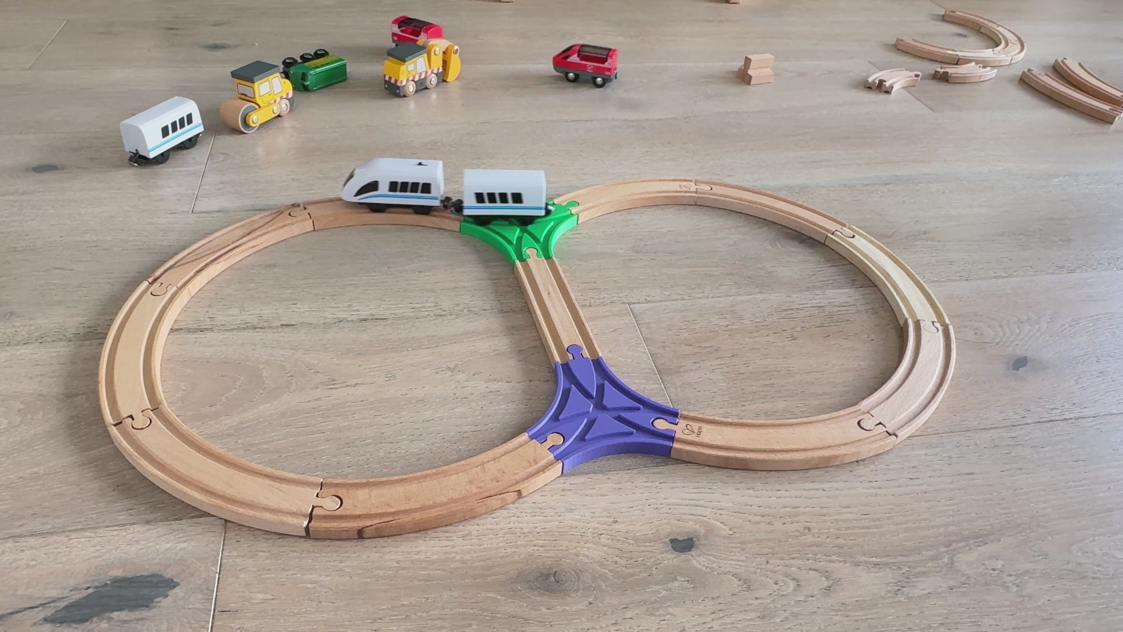 28 stuks spoorwegverbindingen van kunststof voor kinderen