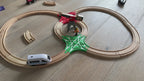 4-way Crossing for Wooden Trains - 90 Degree Junction